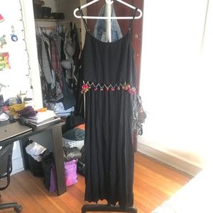 BooHoo Plus Black Maxi Dress US20 UK24